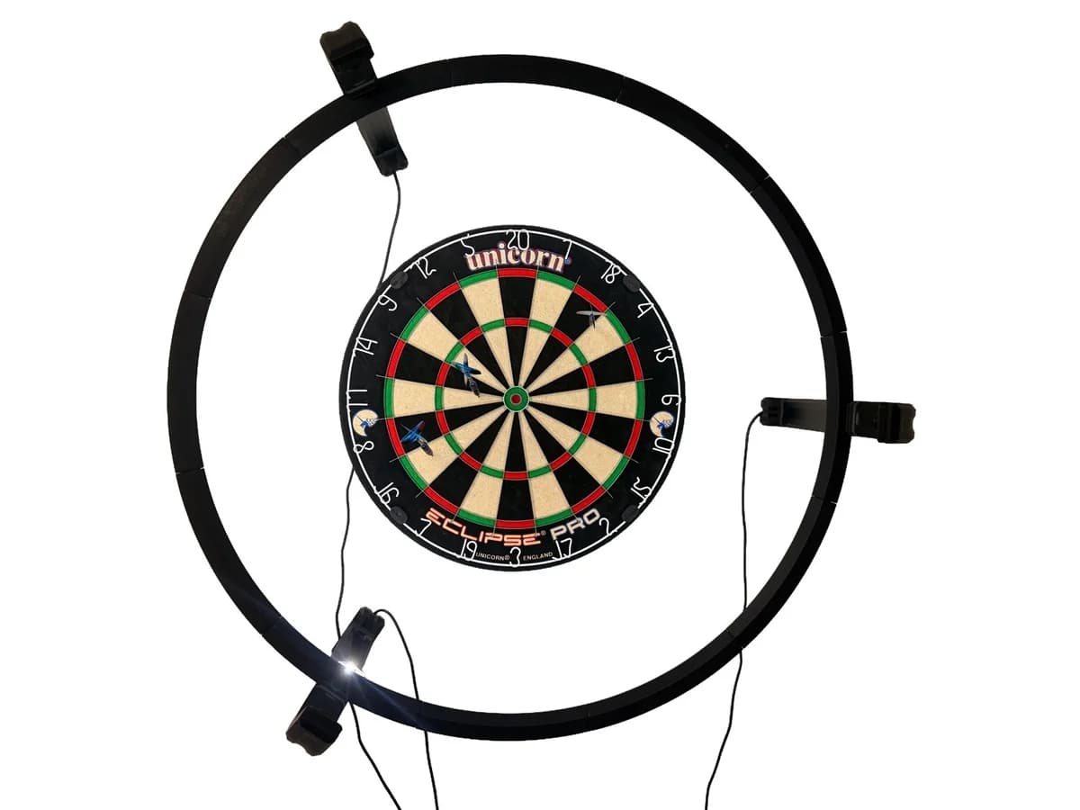 Dartboard LED Ring Light + 3 Camera’s, for Autodarts Auto Scoring | Like Omni/Scolia