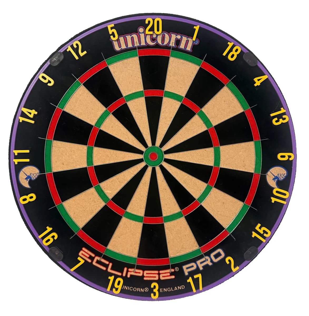 Dartboard Number Ring – Purple & Yellow, Winmau Blade, TOR, One80, Red Dragon