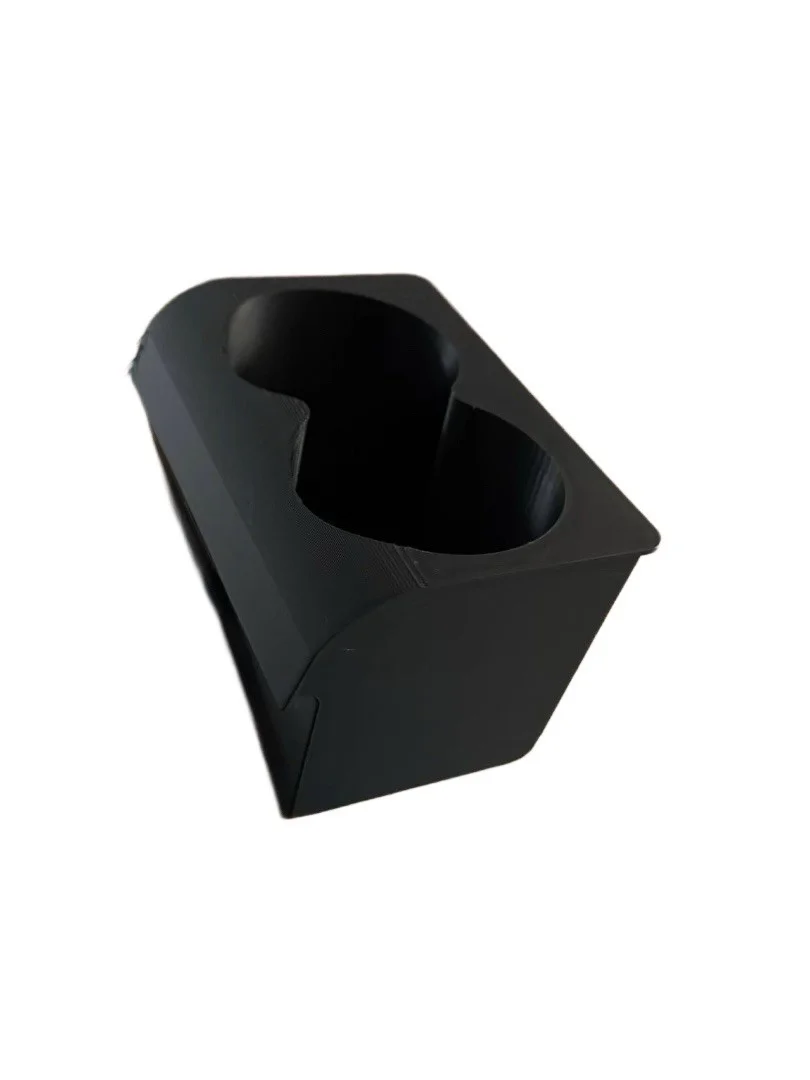 BMW E46 Rear Cup Holder Insert 2-Cup Drink Holder 3D Printed Custom Fit Black