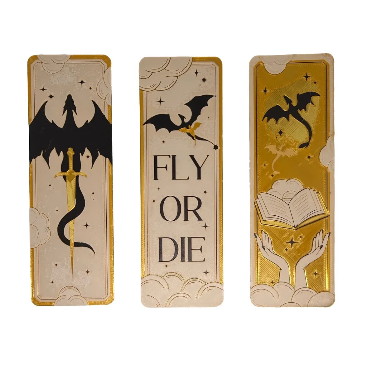 Fourth Wing Empyrean Dragon Bookmark Set | Fantasy Book Lover Gift