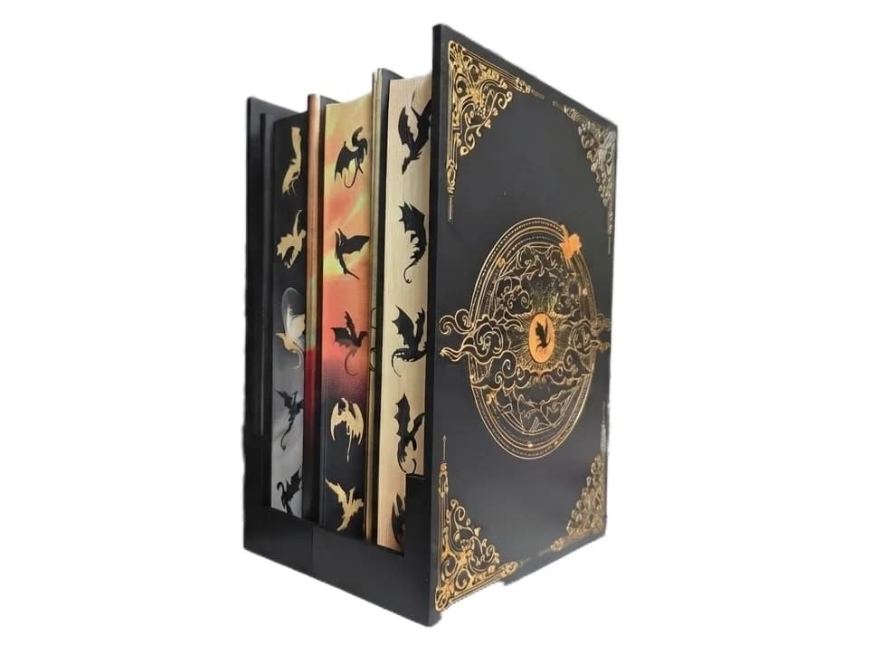 Book Display Case for Empyrean Series Fourth Wing and Iron Flame Set
