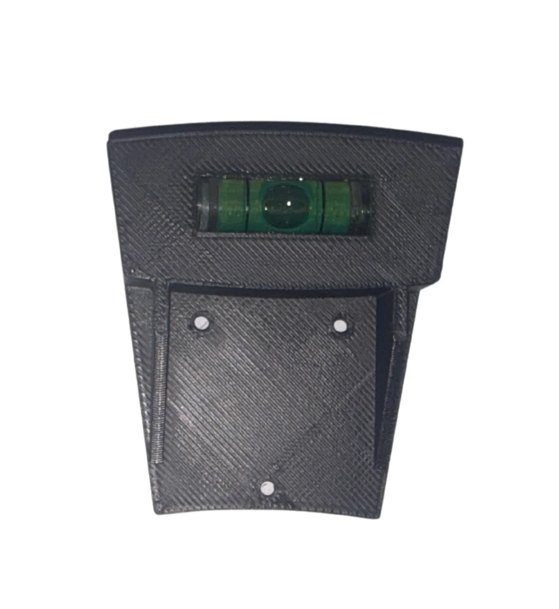 Darts Board Level - Black Top 20 Section Fitting with Integrated Spirit Level