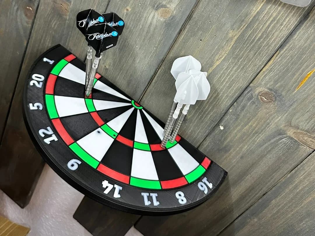 Dart Holder Stand for Darts, Dartboard Style Display Shelf & Organiser