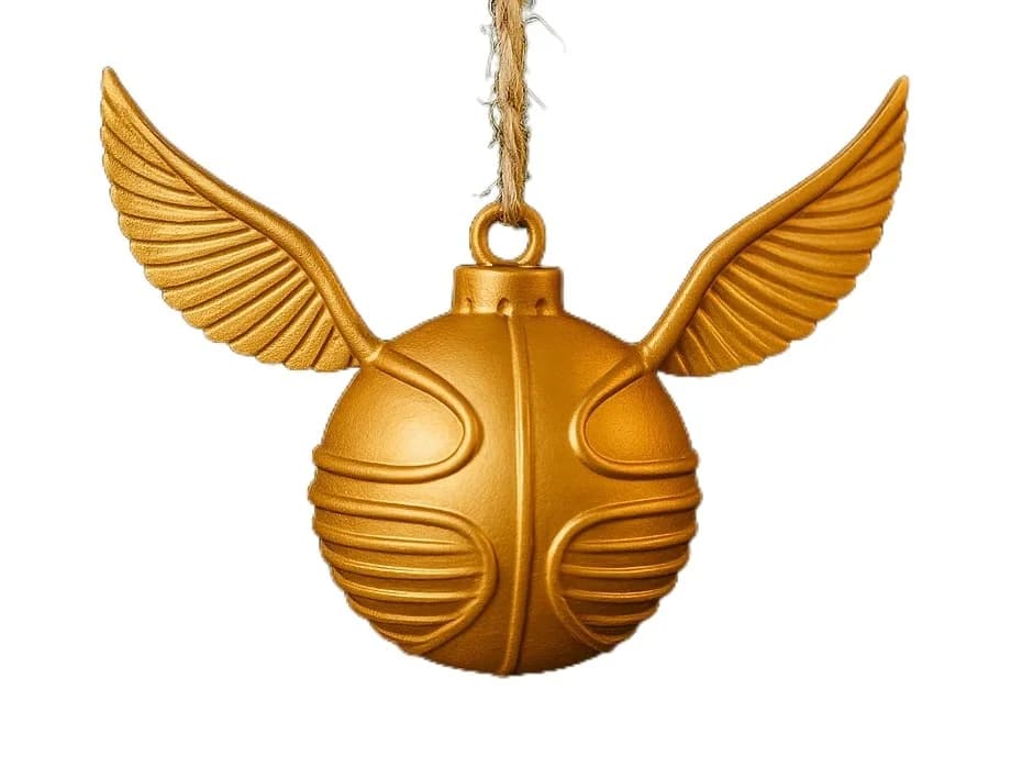 Snitch Christmas Bauble Ornament for Holiday Tree Decorations