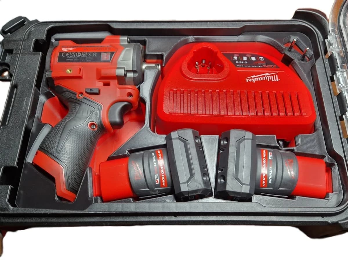 Milwaukee Packout Insert Liner for M12 FUEL Gen3 Impact Wrench & Charger
