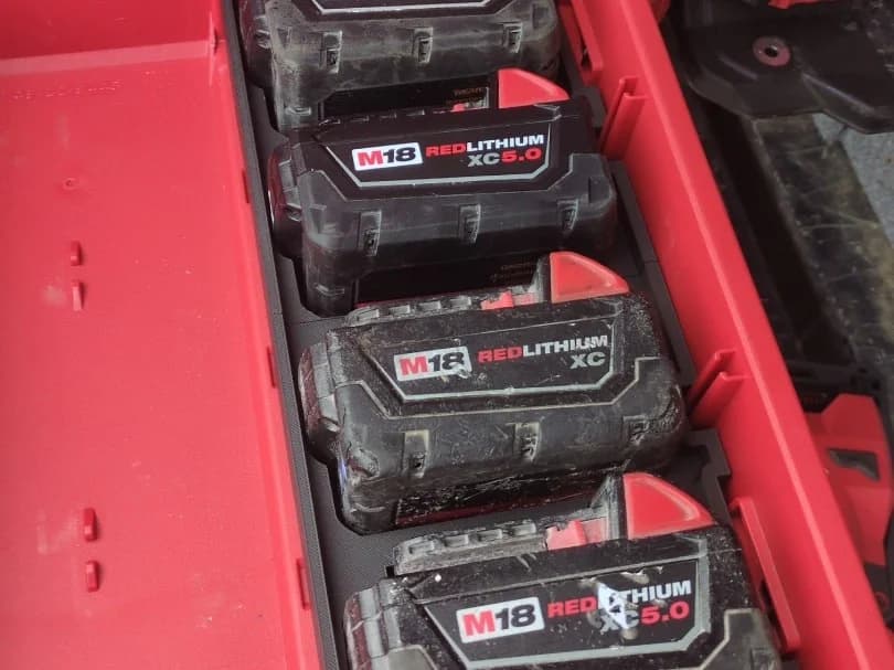 Milwaukee Packout Insert Liner for M18 XC Batteries