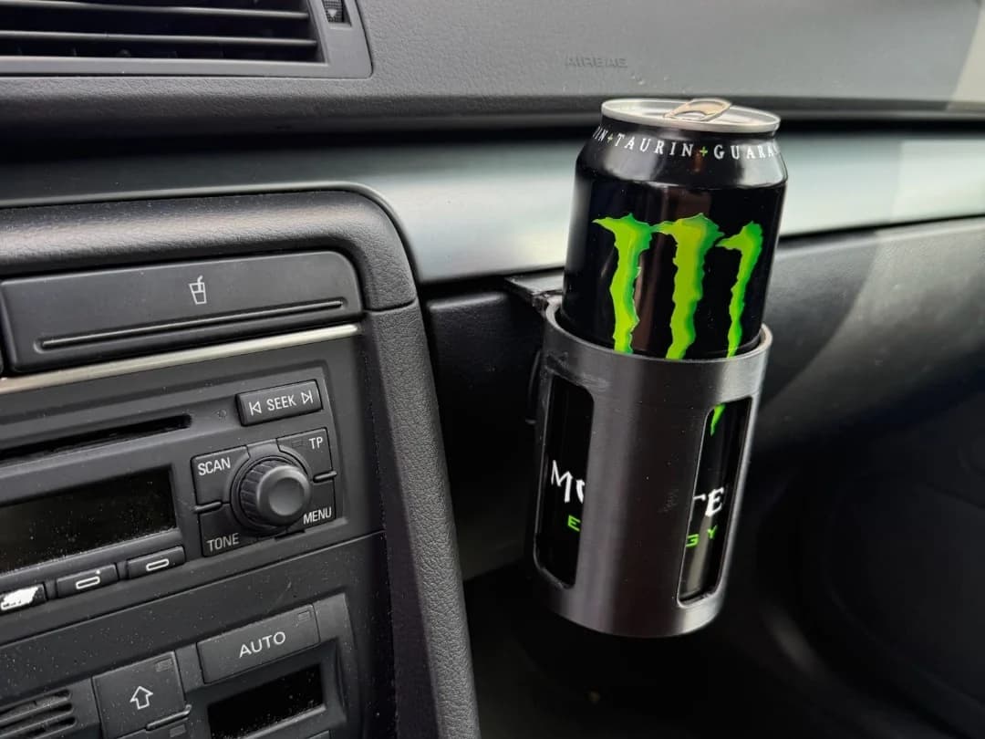 Cup Holder for Audi A4 B7 Glovebox Clamp-In Drinks Can & Bottle Holder RHD