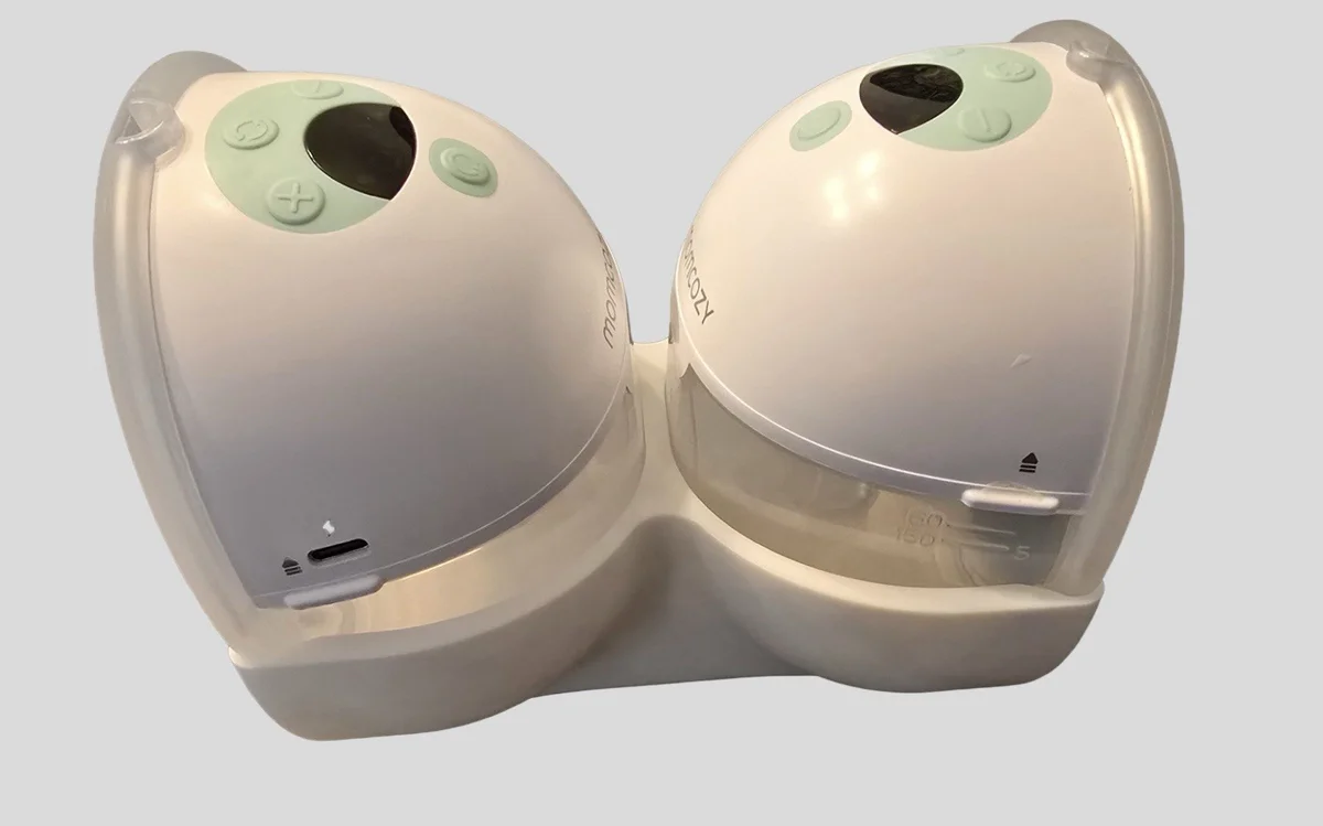 Dual Breast Pump Holder for Momcozy M5, Lansinoh Discreet Duo, Eufy S1 Pro etc.