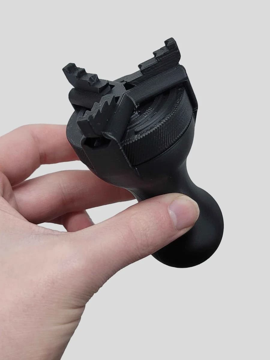 3D Printed Miniature Painting Handle Chuck DnD 40K Warhammer 25mm 40mm 50mm Base