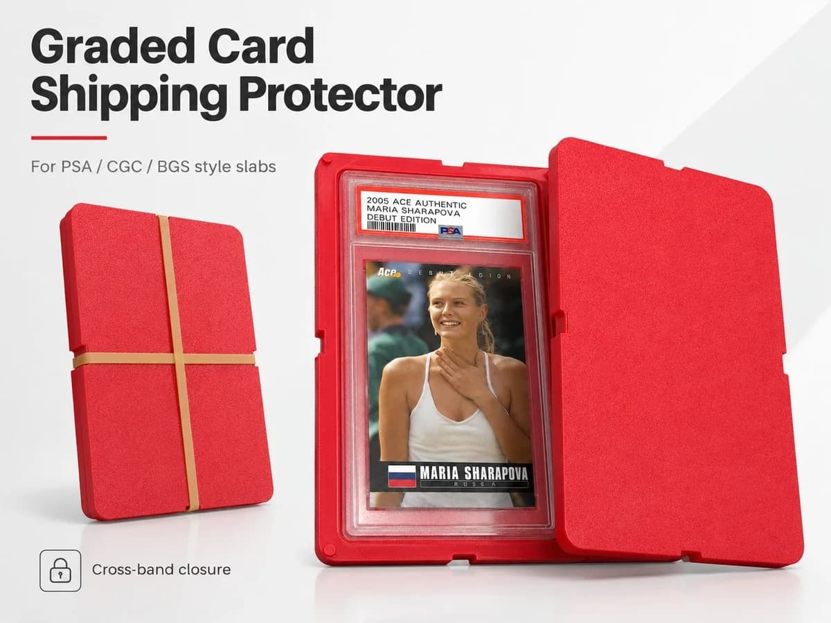 Graded Card Shipping Protector for PSA CGC and BGS Slab Trading Cards
