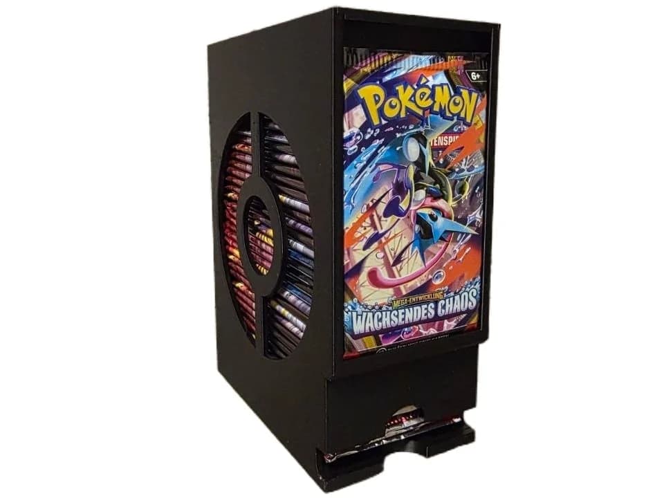 Booster Pack Dispenser for Pokémon Trading Cards