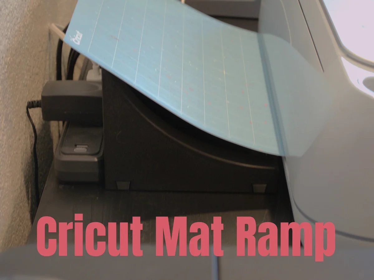 Cricut Mat Ramp for Maker and Explore Machines - Space Saving Desktop Support