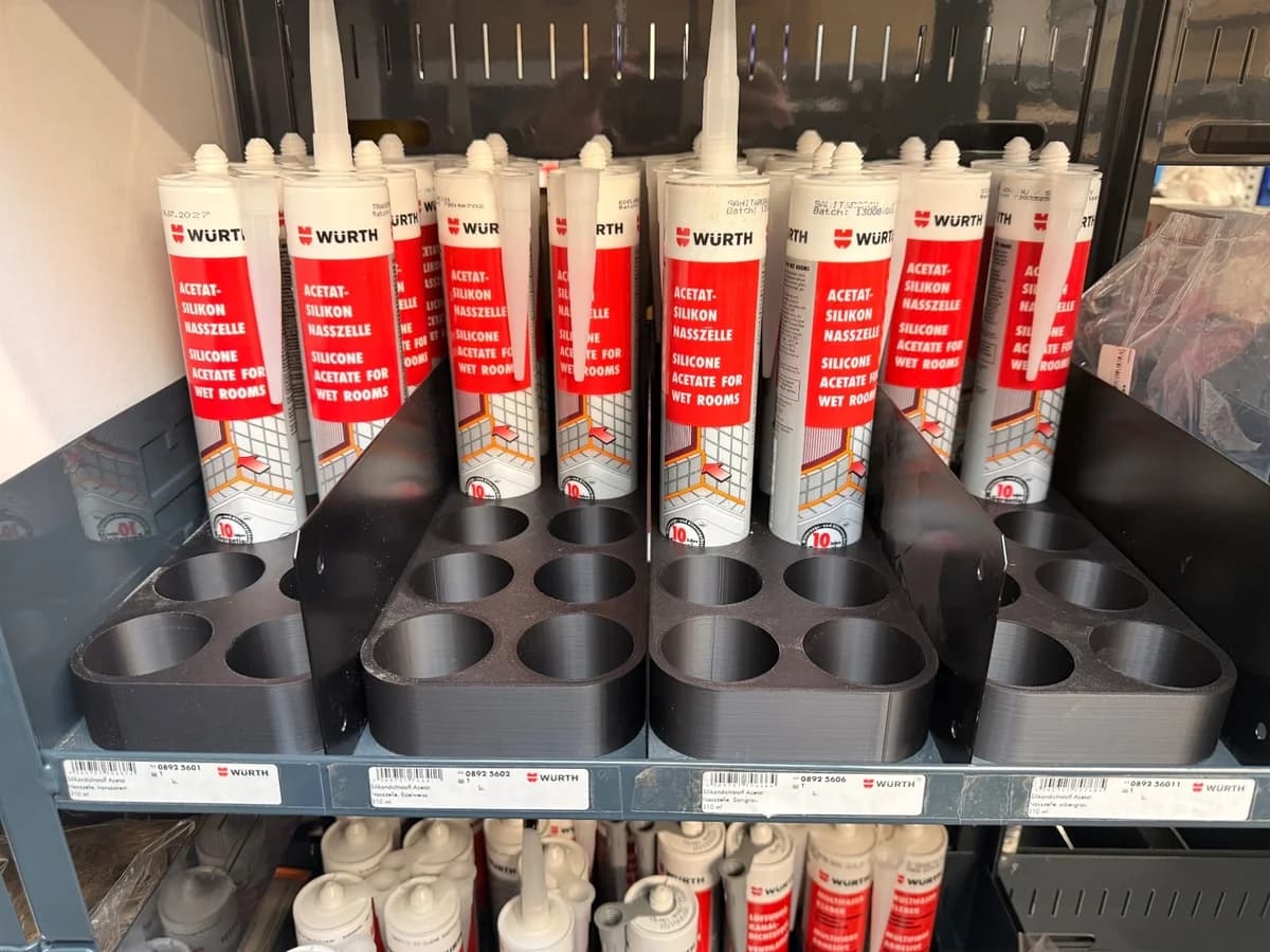 Silicone Tube Holder Rack for Workshops, Shelves & Service Vehicles