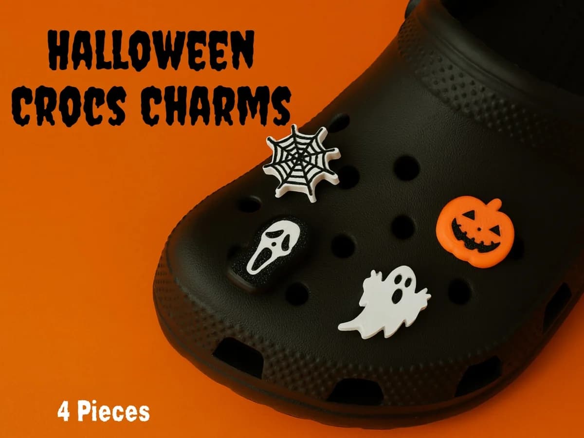Halloween Footwear Charm Set for Clogs - Pack of 4