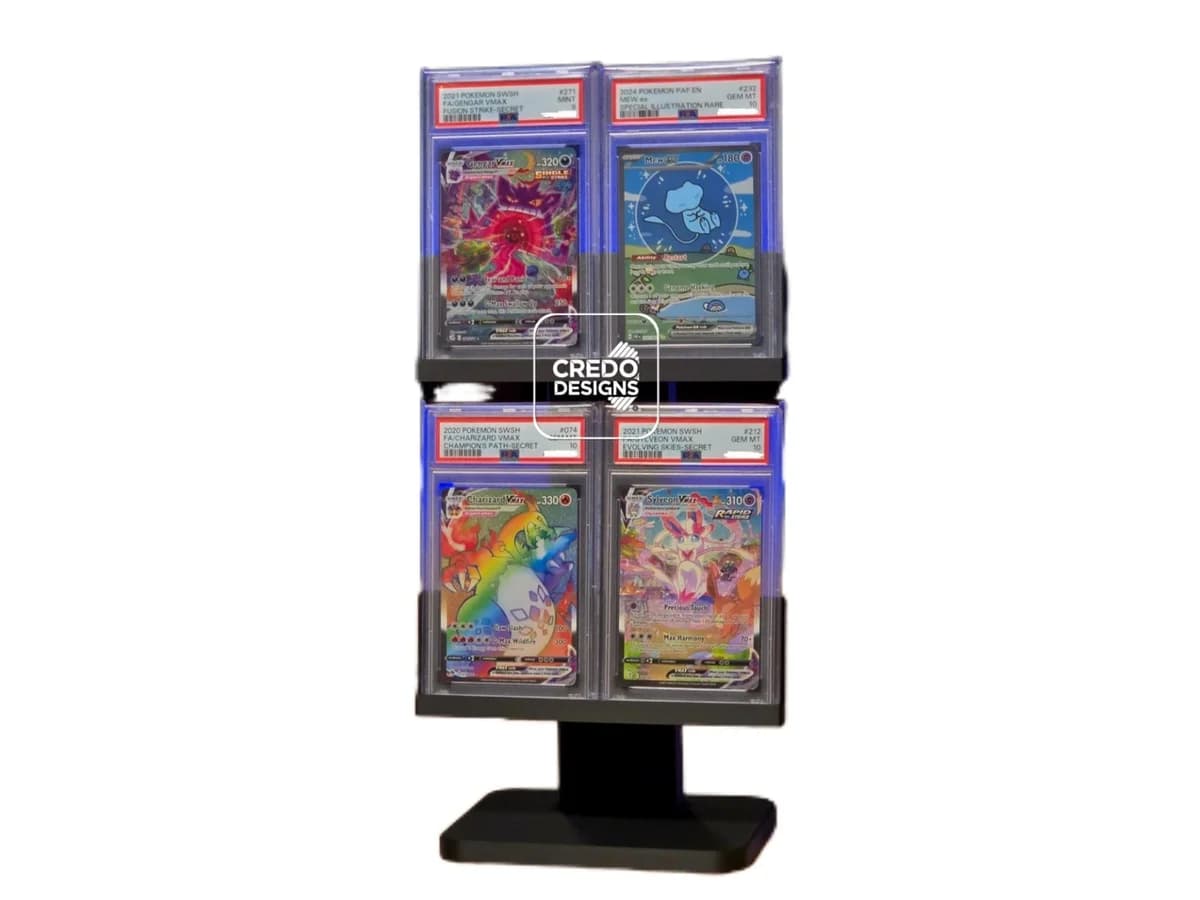 PSA Graded Slab Display Stand for Trading Cards 2x2 Modular