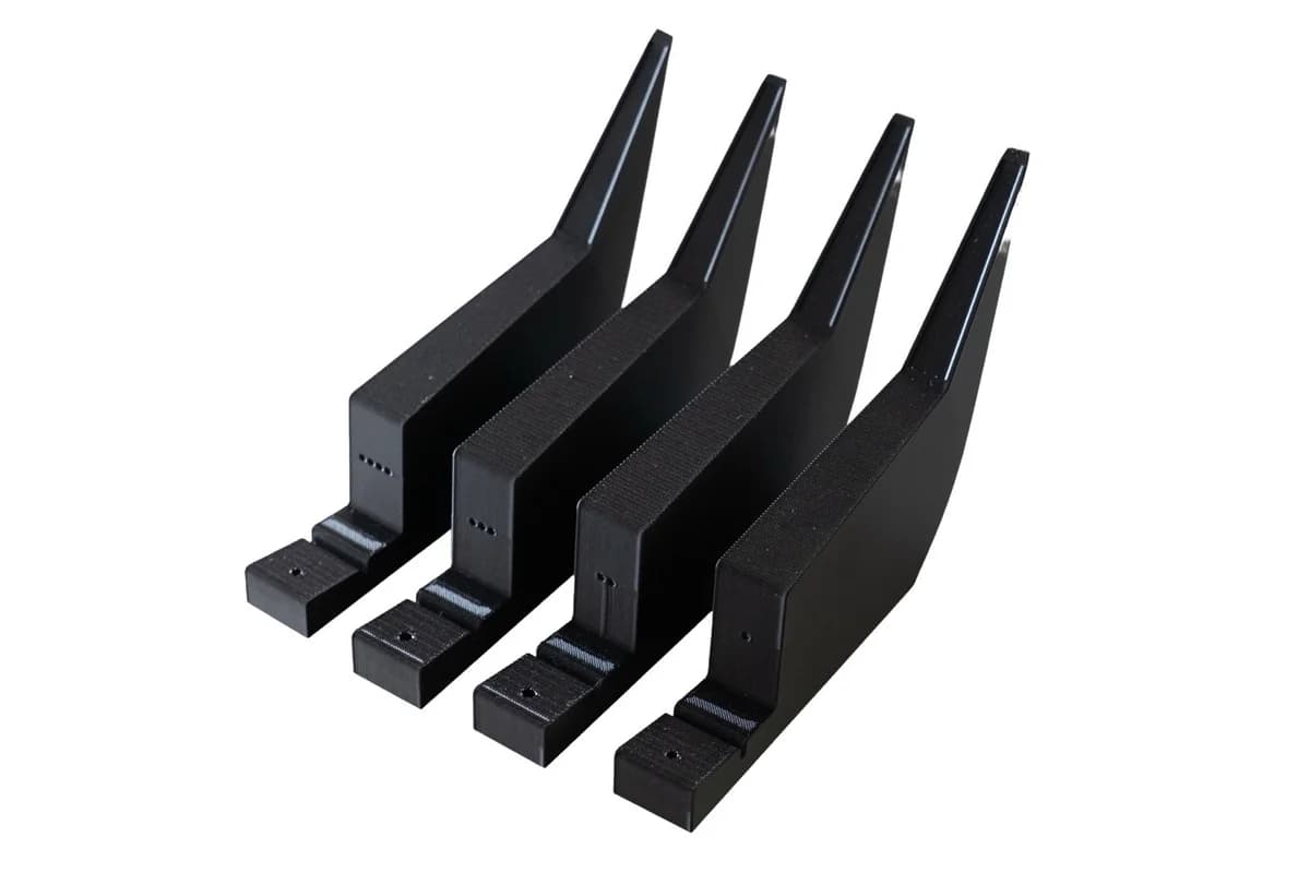 Skoda Octavia MK3 RS VRS Rear Diffuser Fins 3D Printed Bumper Splitter Styling