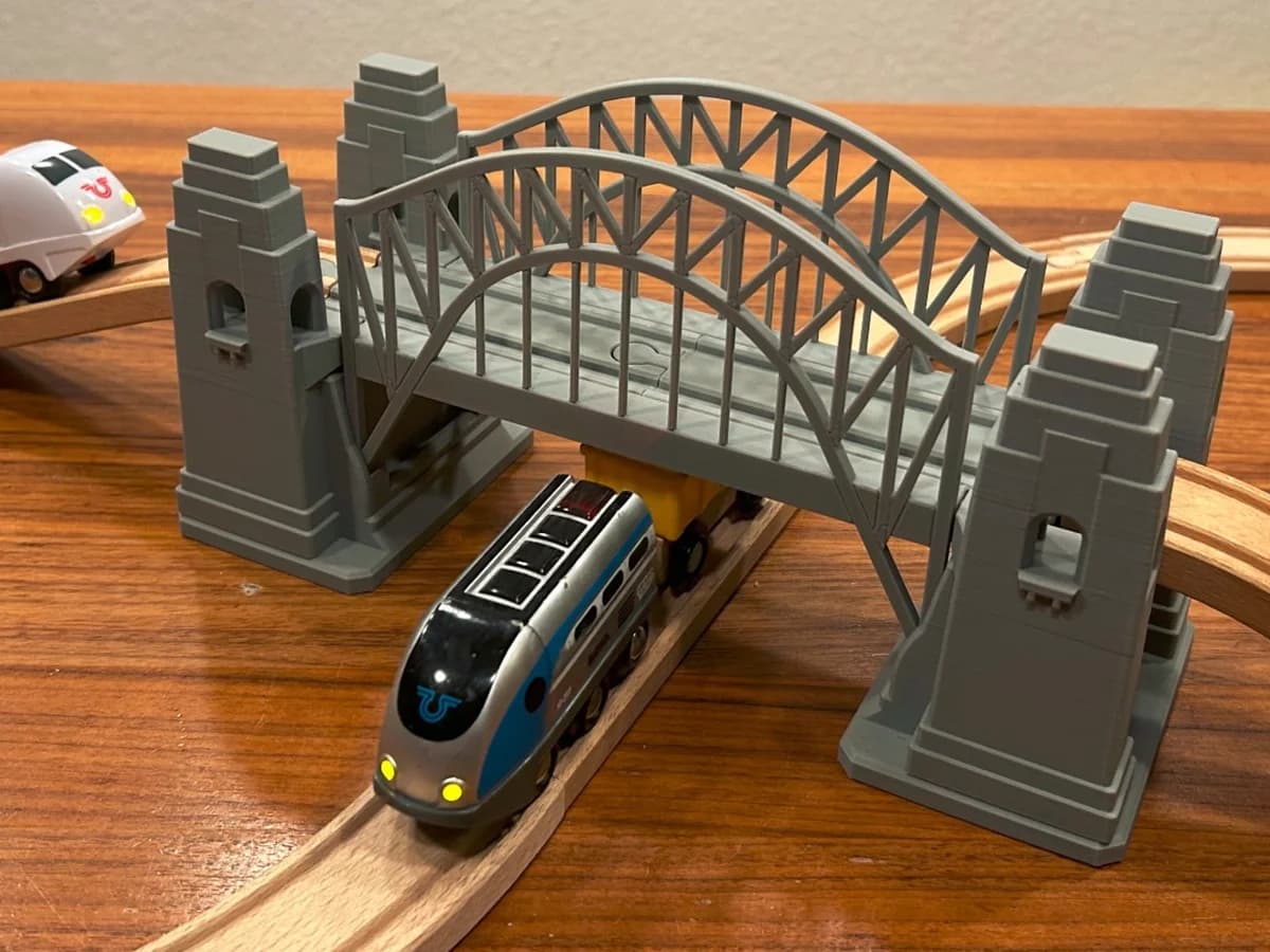 Sydney Harbour Bridge Toy Train Accessory for BRIO Lillabo and Lidl Railway