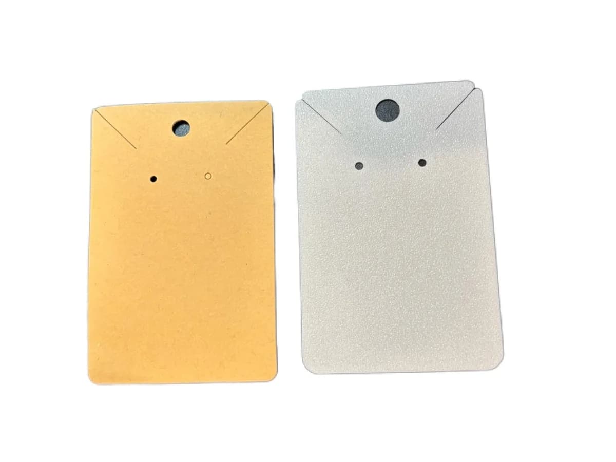 Jewellery Display Cards for Necklaces and Earrings Retail Pack of 10