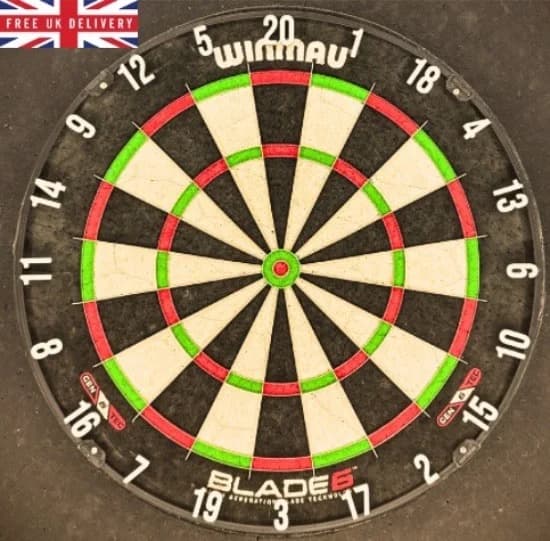 Dartboard Number Ring – Black & White, Fits Winmau Blade, TOR, One80, Red Dragon